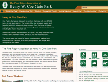 Tablet Screenshot of coepark.net